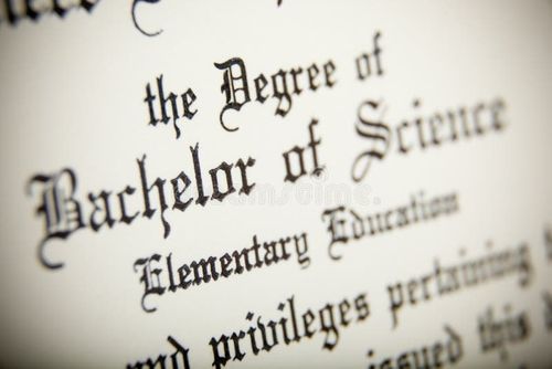 A macro shot of a Bachelor or Science Degree, very narrow depth of field. Bachelors degree stock images, royalty-free photos and pictures