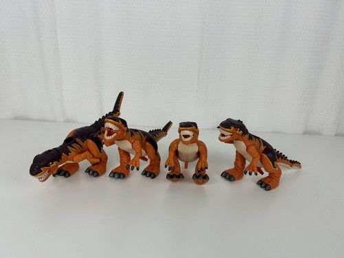 Imaginext Fighting Dinosaurs LOT Vintage Toys Moves w/ Lever Fisher Price Mattel