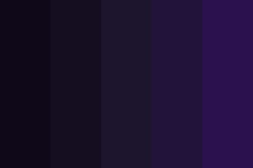 Deep Purple Shades color palette