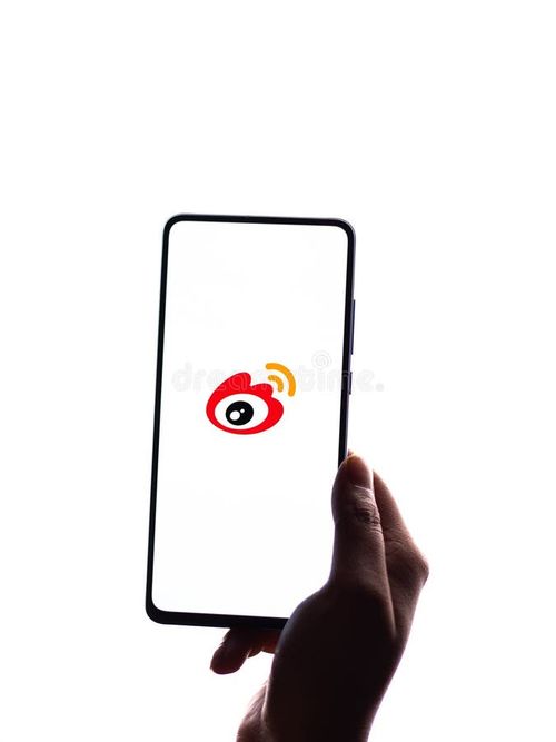Assam, india - May 04, 2021 : Sina Weibo logo on phone screen stock image. Weibo app stock images, royalty-free photos and pictures