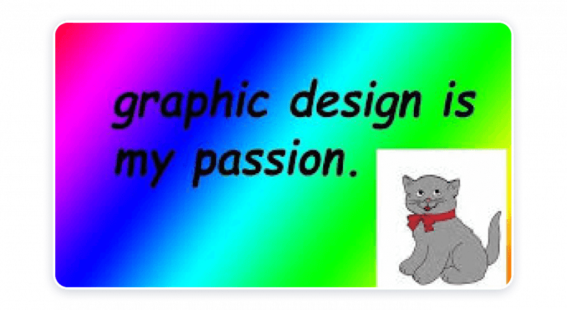 Graphic design is my passion 