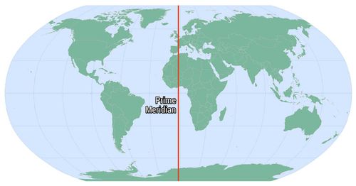 Prime Meridian World Map
