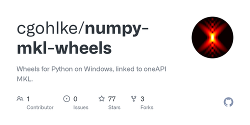 numpy-mkl-wheels