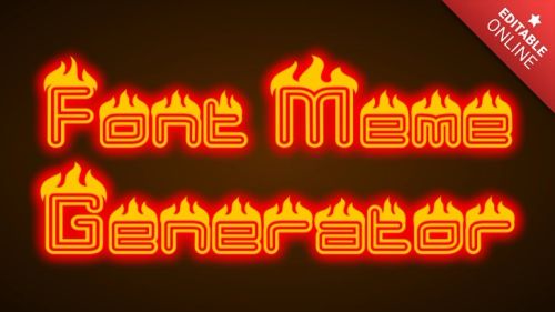 Font Meme Generator Efeito de texto