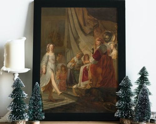 Salome Dancing for Herod, Hans Horions, 1634 - 1672 | Printable Vintage Wall Art | Instant Download