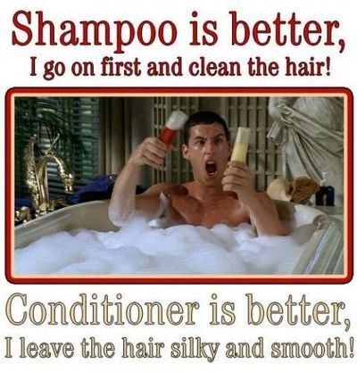 shampoo >= conditioner
