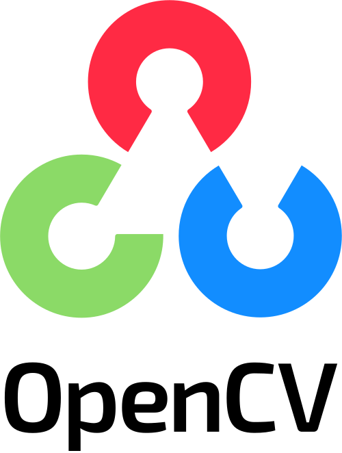 OpenCV logo black