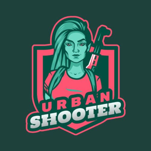 Gaming Logo Maker with a Free Fire-Inspired Female Character