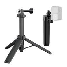 SmallRig 2-in-1 Selfie Stick Tripod, 7.1-20.5in Extendable, Support Horizontal & Vertical Shooting, for GoPro Hero 13/12/11/10/9, for DJI Osmo Nano Action 6/5 Pro/4/3, for Insta360 Ace Pro 2-5725