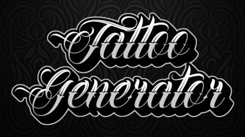Tattoo Font Generator