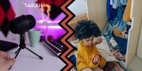 Dad makes brilliant motivational podcast for toddlers to help center them for day of chaos
