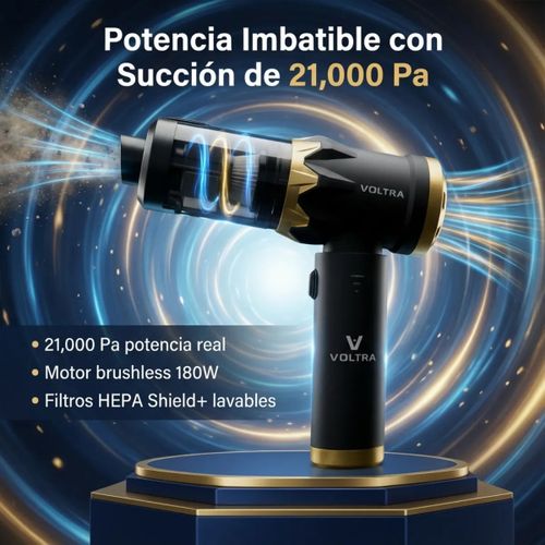 Aspiradora Inalámbrica Voltra® 3 en 1