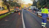 Motorista alcoolizado e sem CNH provoca acidente na BR-277 em Matelândia