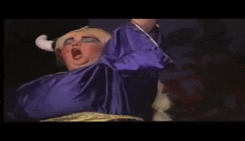 Fat Lady Singing Theater Performance Soprano GIF