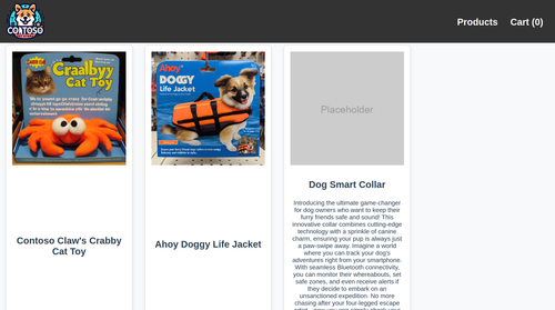 在“门店”页面查看新产品的屏幕截图。