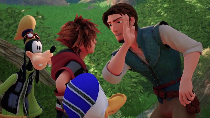 KINGDOM HEARTS III – LUCCA 2018 Tangled Trailer (Closed Captions)