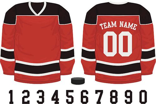 Hockey Jersey Hockey Jersey hockey jersey stock illustrations
