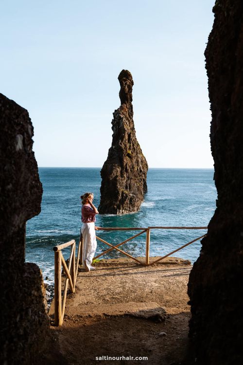 Ribeira da Janela coastal rock formations and viewpoint