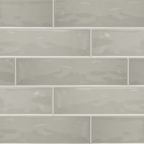 LuxeCraft Grey Mist 3 in. x 12 in. Glossy Ceramic Wall Tile (12 sq. ft. /Case)