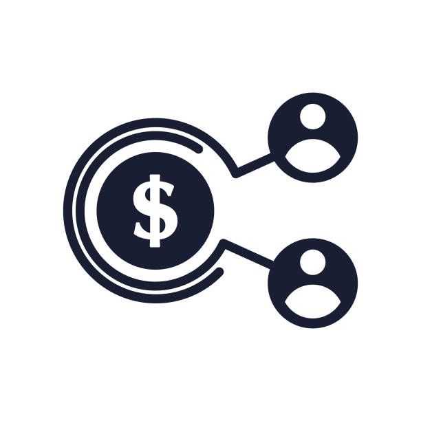 ilustraciones, imágenes clip art, dibujos animados e iconos de stock de icono de vector sólido para transferencia bancaria - transferencia bancaria