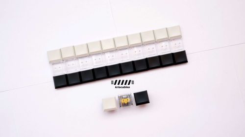 Kailh Choc Low Profile 1U Blank Keycaps (ABS) - Image 2
