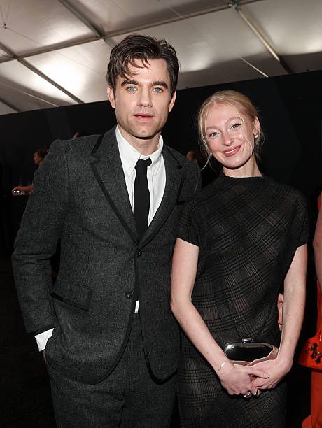 Patrick Ball and Elysia Roorbach at the 31st Annual Critics Choice Awards held at the Barker Hangar on January 04, 2026 in Santa Monica, California.