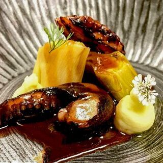 Uno de los platos de Casa Osmunda