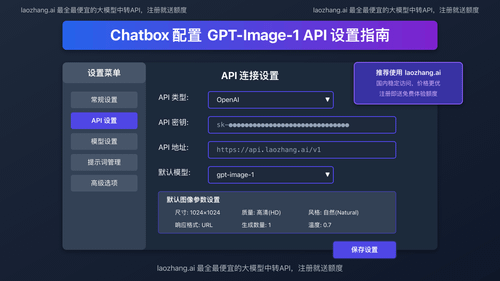 Chatbox API设置界面