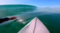 SURFING THE CLEANEST WAVES EVER! (RAW POV) - YouTube
