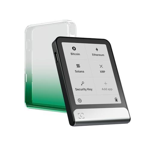 Ledger Flex and Protective Case (Green) Bundle