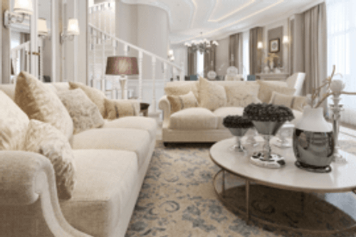 Transitional Living Room Style Blending Modern and Traditional