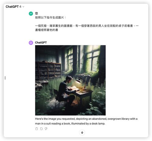 ChatGPT 生成圖片