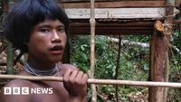 Great Nicobar: Indian president visits island as fears grow for tribe - BBC News