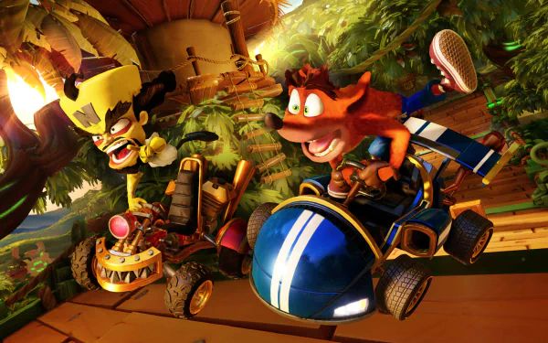 video game Crash Team Racing Crash Bandicoot HD Desktop Wallpaper | Background Image