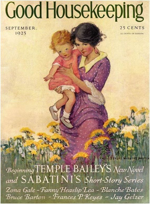Vintage Good Housekeeping Magazine Covers Good Housekeeping Magazine September 1925 Jessie Wilcox Smith