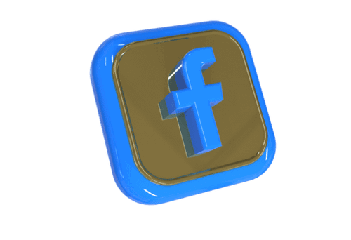 logo icon 3d social media in modern png