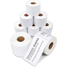 Aegis Adhesives - 2-5/16" X 4" Replacement for DYMO 30256 (8 Rolls/2400 Labels) Direct Thermal Shipping Labels - Compatible with LabelWriter 450, 450 Turbo, 4XL Printers (NOT 550, 5XL)