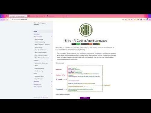 Shire AI Coding Agent Language