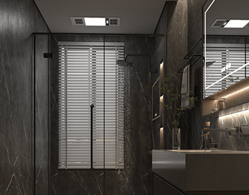 Dark Elegance – Modern Luxury Bathroom