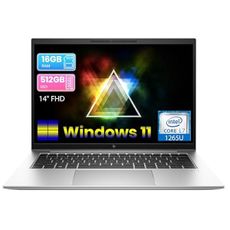 HP EliteBook 840 G9 14in Laptop Computer, Intel 12th Gen Core i7-1265U 10 Cores, 16GB RAM, 512GB SSD, FHD (1920 x 1080) IPS, Backlit Keyboard, Windows 11 Pro (Renewed)