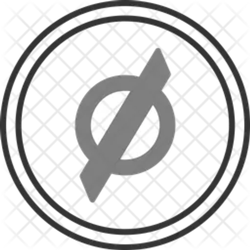 Null Symbol Education Icon