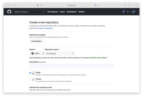 New GitHub repository details