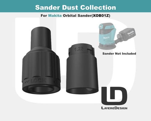 Makita 18V LXT Sander Vacuum Adapter | Orbital Sander Dust Collection | XSS02Z image 1