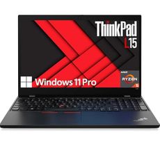 Lenovo Thinkpad L15 Gen2 Laptop, 15.6" Notebook, AMD Ryzen 5 5600, 16GB RAM, 512GB SSD, Webcam, HDMI, Window 11 Pro(Renewed)