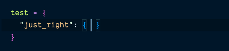 VS Code bracket highlighting just right