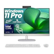 HP 27" Touchscreen All-in-One Desktop Computer - Windows 11 Pro Business PC, Intel Core-Ultra 7 155U, 27" FHD Anti-Glare LED Display, 16GB DDR5, 1TB SSD, FHD IR Camera, W/General Hardware Accessories