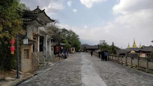 Scenic view of Dali Old Town entrance