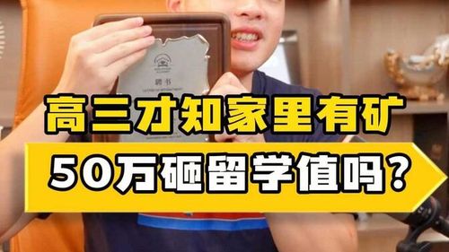 高三才知家里有矿，每年预算50万砸留学值吗？