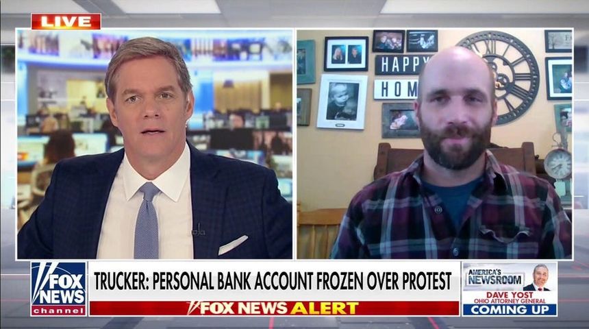 Canadian trucker's personal bank account frozen over protest