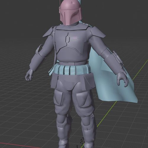 Boba Fett 3d model Full Body/Jetpack (Files only) Cosplay 3d print Reference